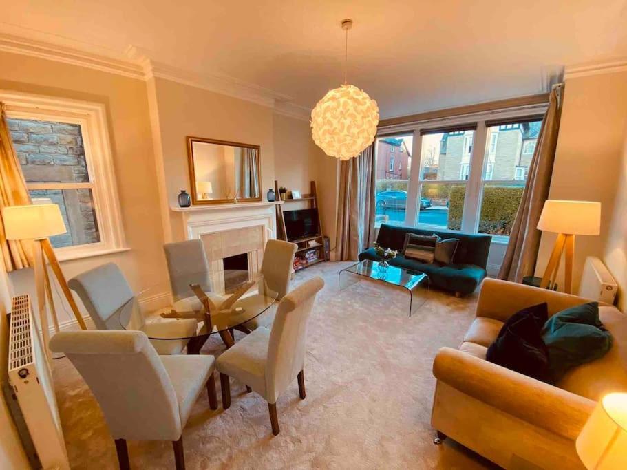 Garden Apartment, Central Harrogate With Parking Eksteriør billede
